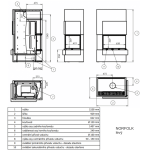 Krbová obestavba ABX Norfolk pískovec, levé